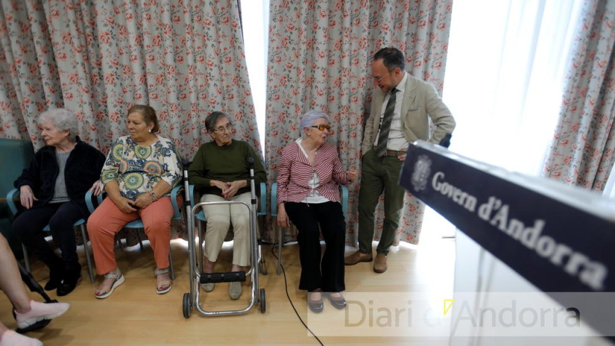 El cap de Govern ha celebrat avui la diada de Meritxell amb els padrins d'El Cedre