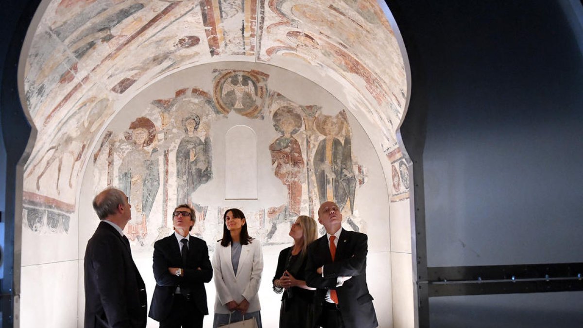 Visita del secretari d'Estat de Cultura de San Marino.