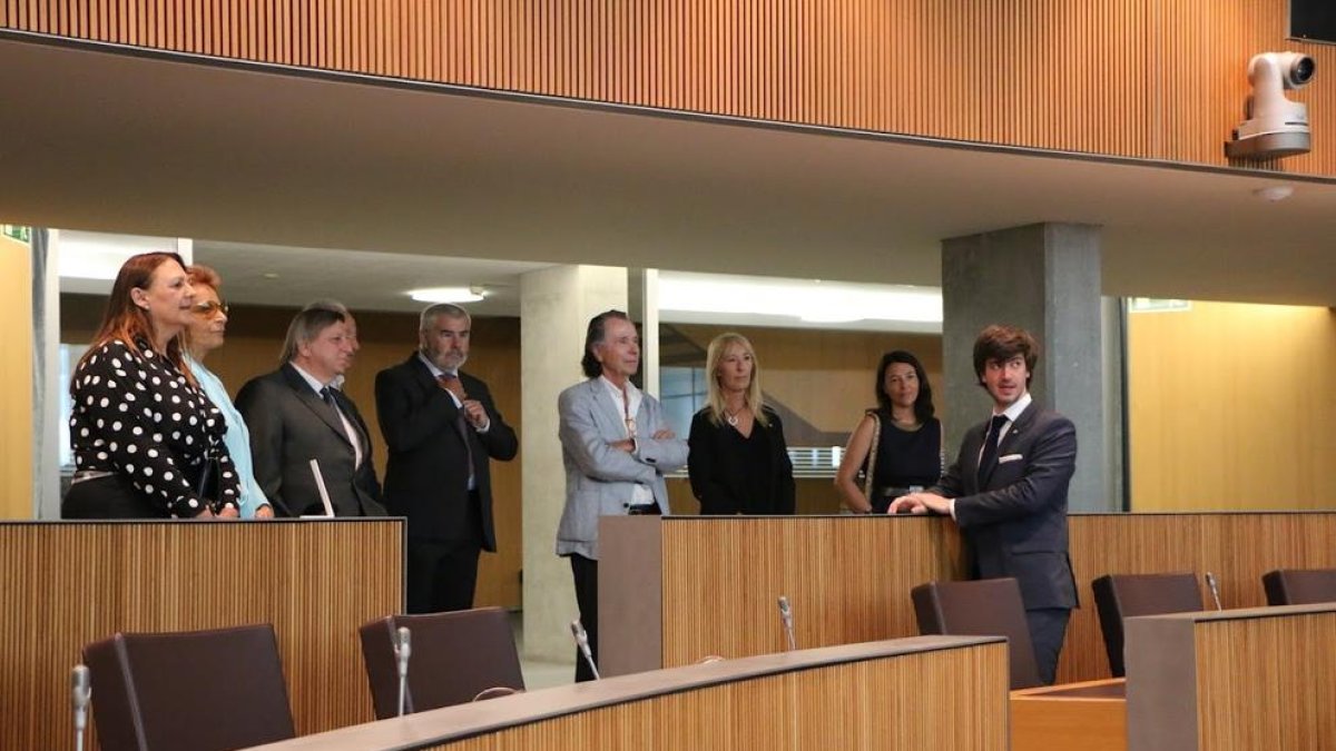 Visita del cos consular al Consell General