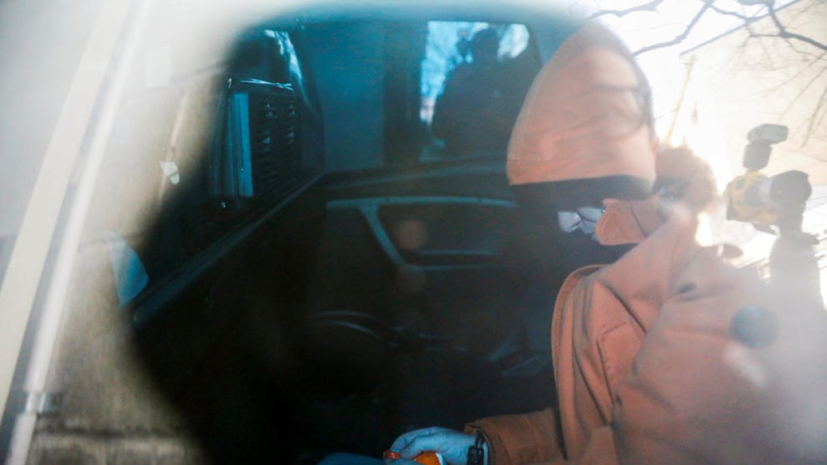 Blanco entrant a la comissaria, l'any 2017