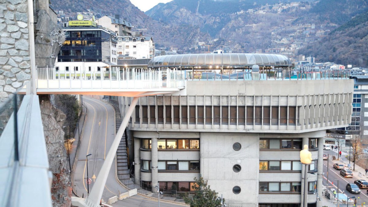 L'edifici administratiu del Govern.