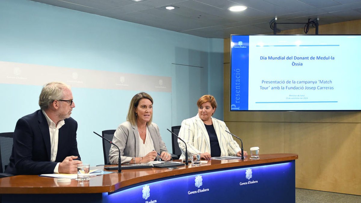 Roda de premsa de presentació de la campanya 'Match Tour'