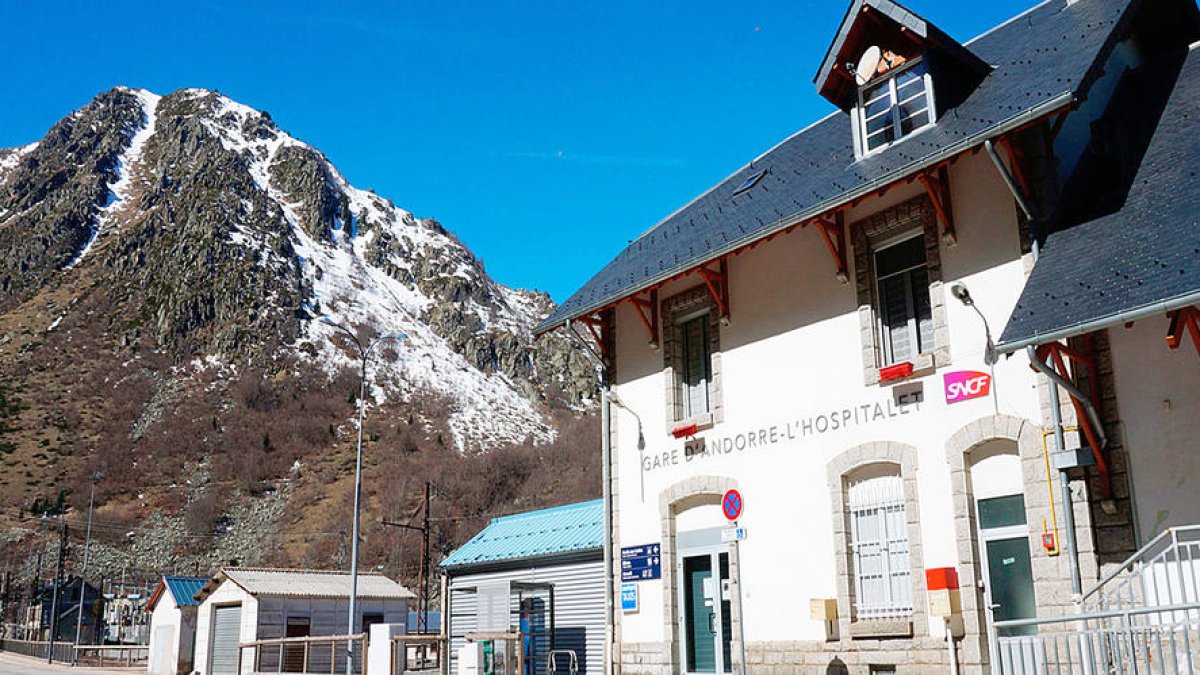 L'estació de tren de l'Ospitalet.
