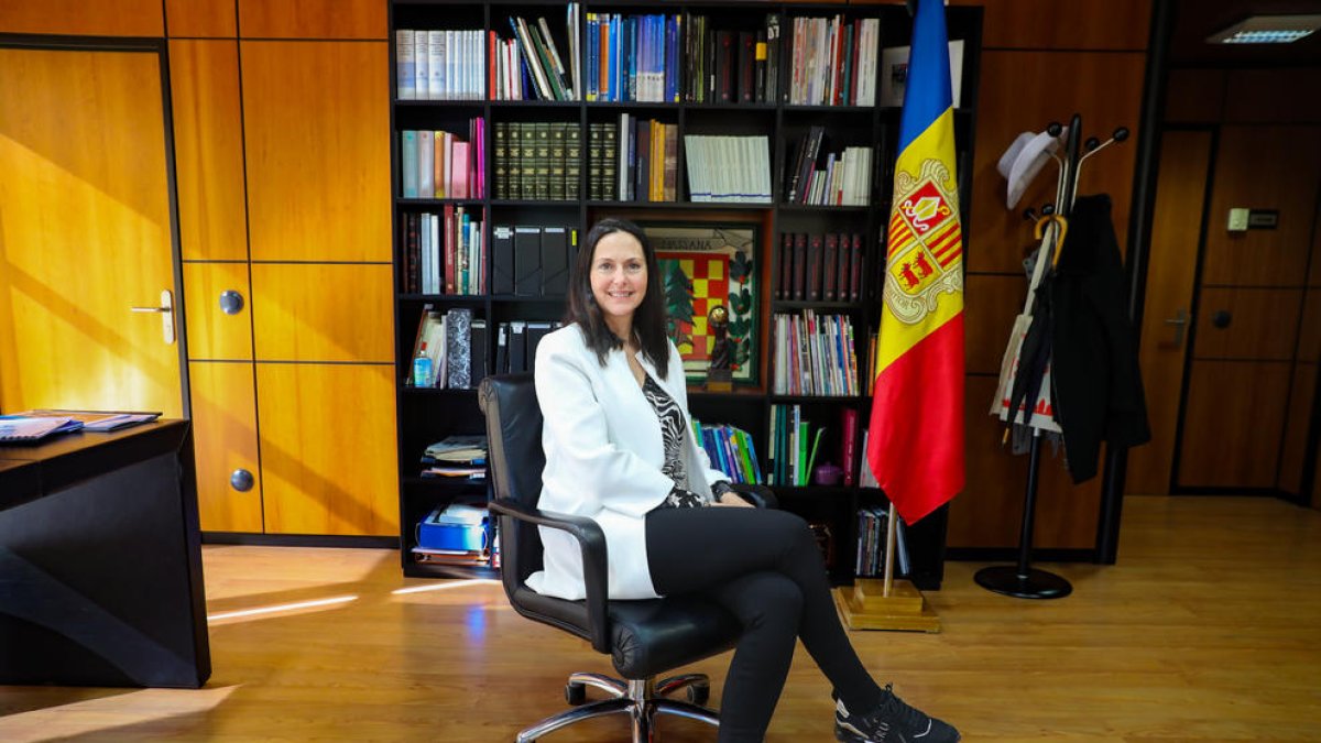 La cònsol major de la Massana, Olga Molné.