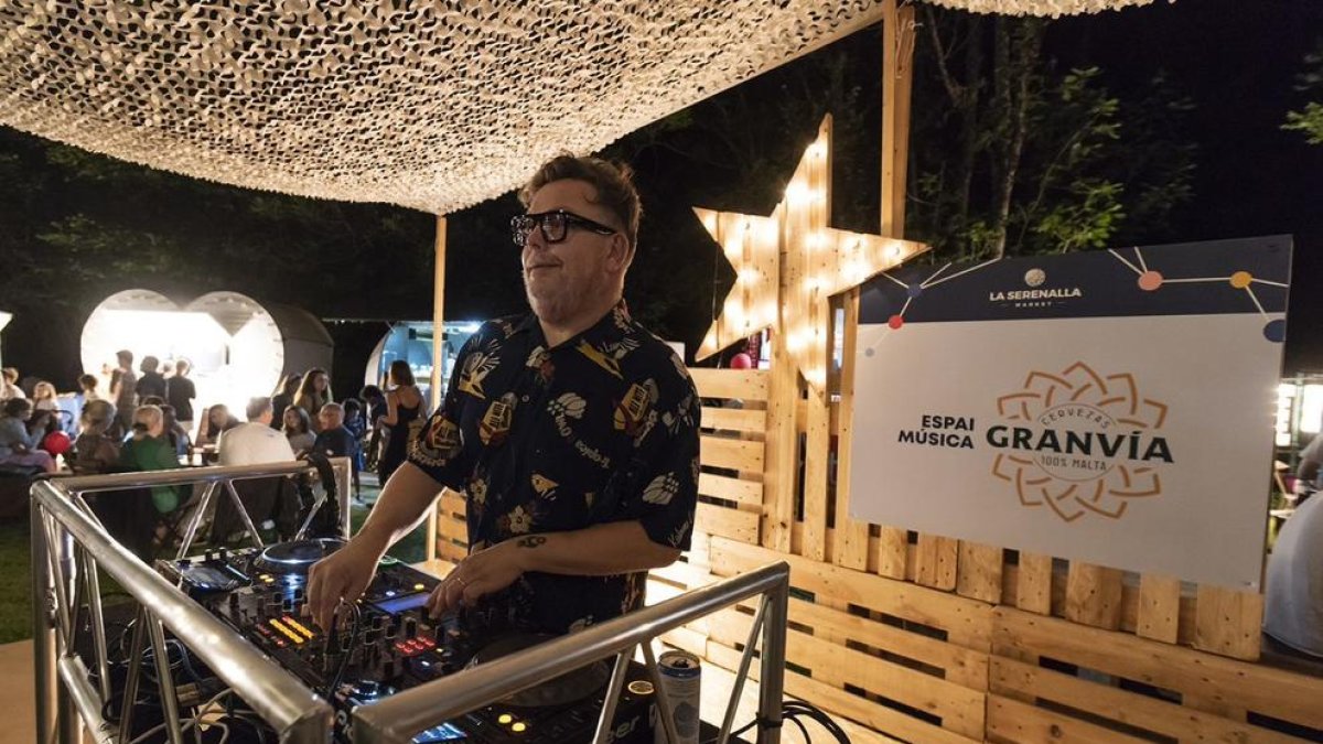 Miqui Puig ahir a La Serenalla.