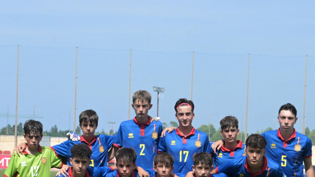 La selecció sub-15.