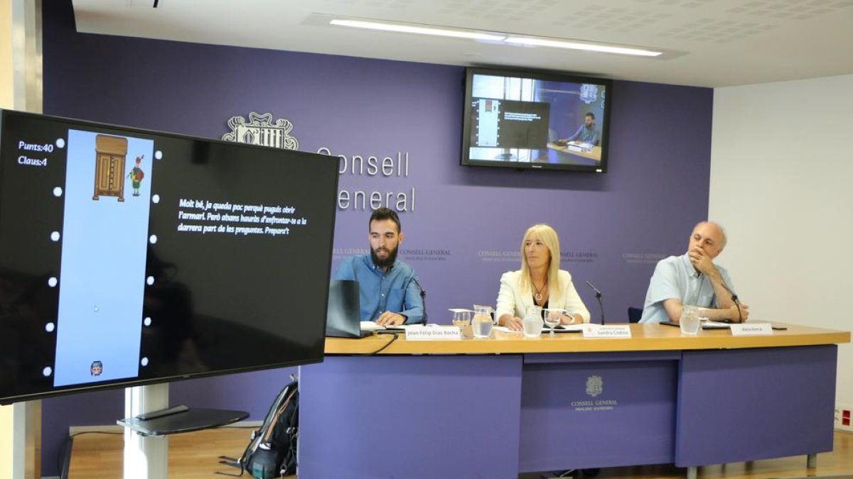 Presentació del videojoc 'Aprendre jugant: Casa de la Vall, una porta a la història d'Andorra'