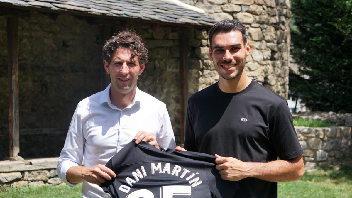 Jaume Nogués i Dani Martín durant la presentació.