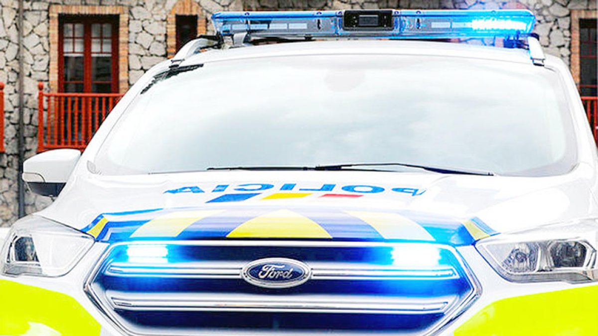 Un vehicle de la policia.