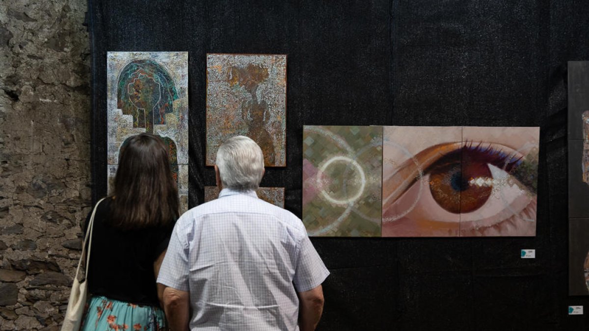 Algunes de les obres de l'Art Camp