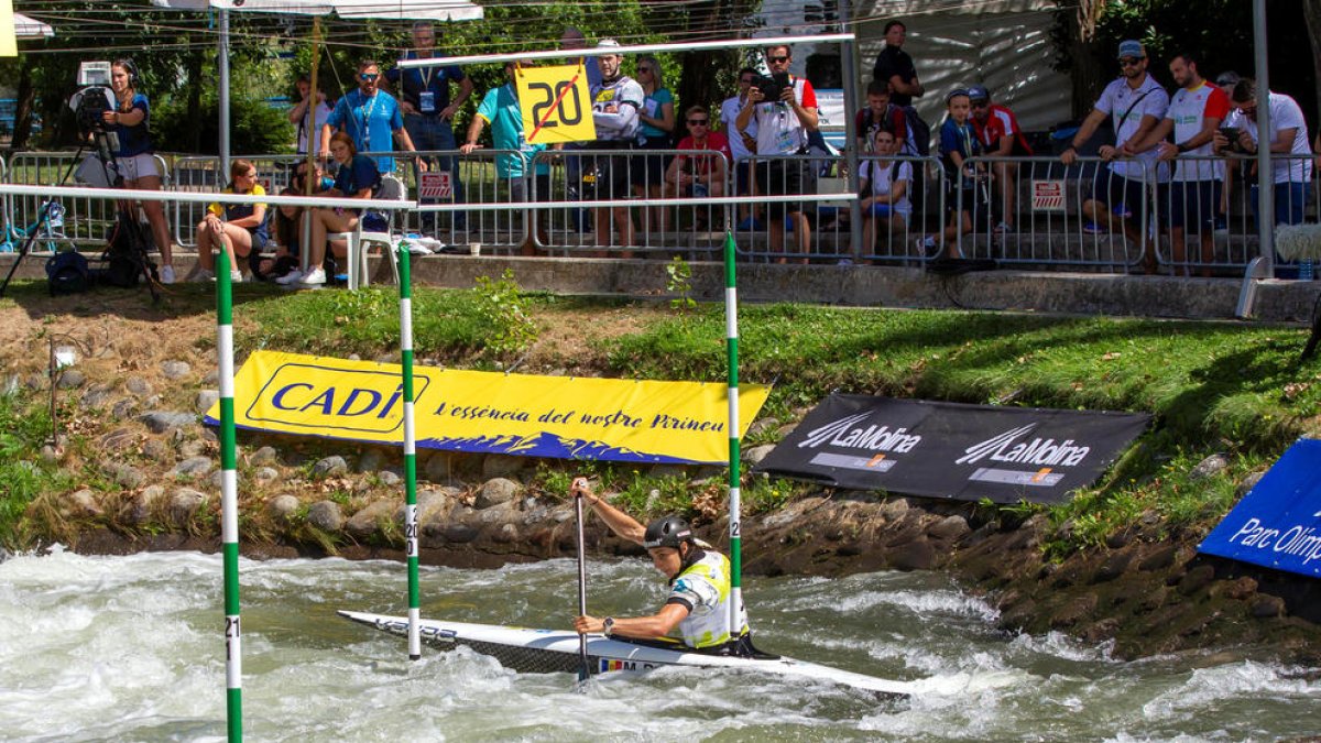 Mònica Doria a la Copa del Món que es va celebrar a la Seu.