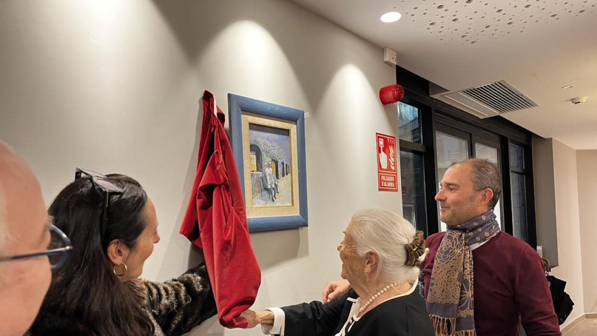 Entrega del quadre al comú