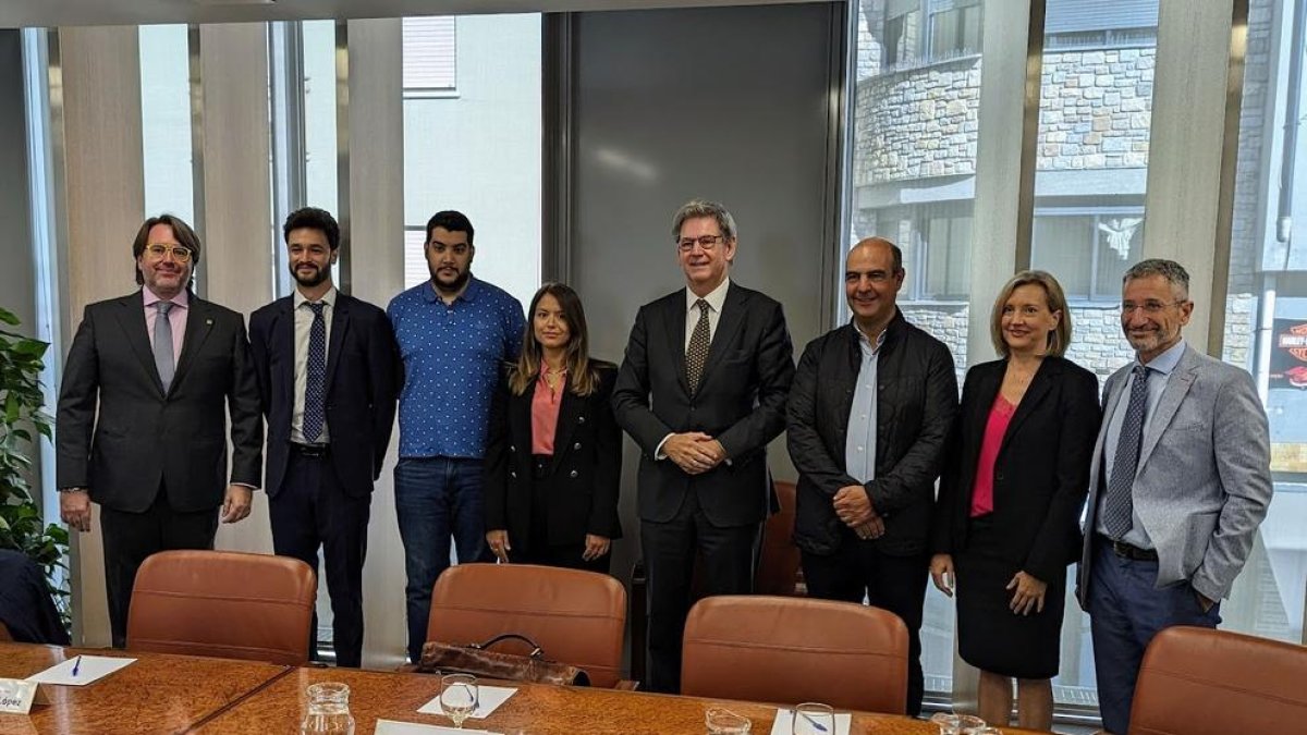 Visita del director executiu de la circumscripció d'Andorra al Fons Monetari Internacional (FMI), Paul Hilbers