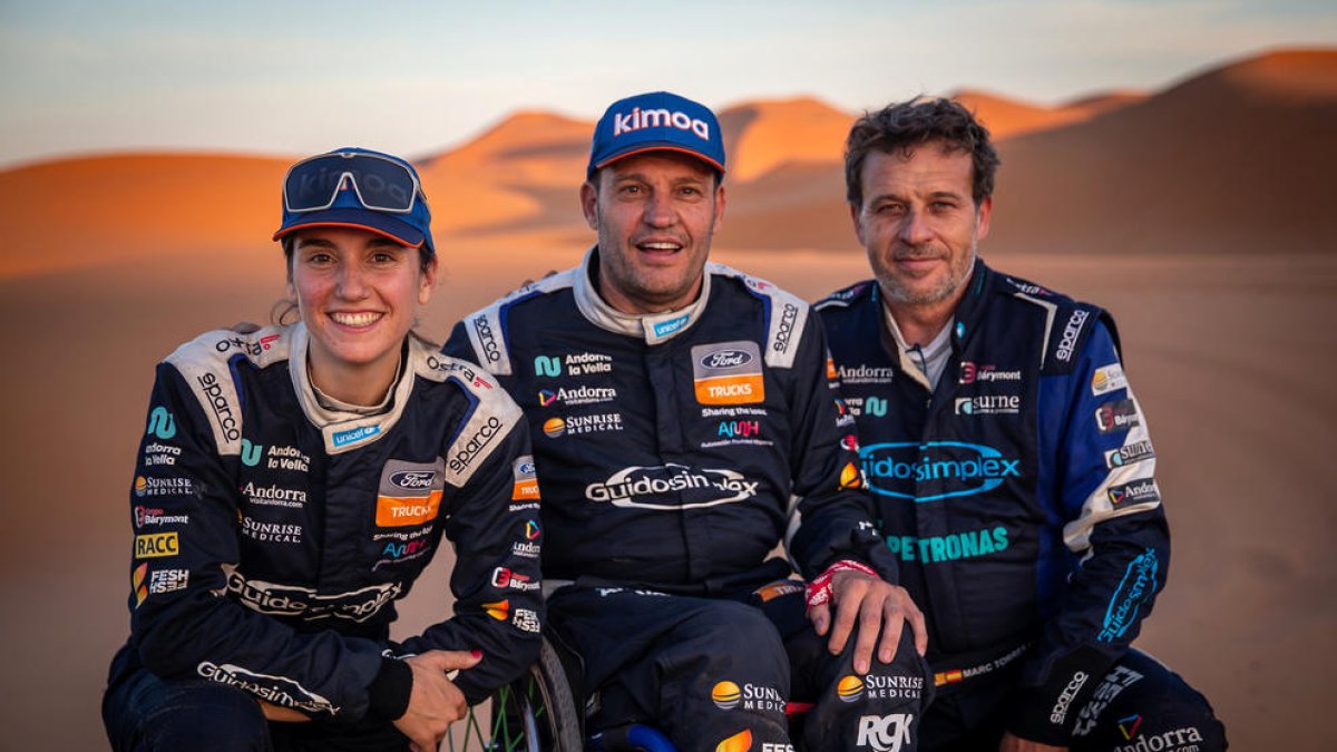 Margot Llobera, Albert Llovera i Marc Torres.