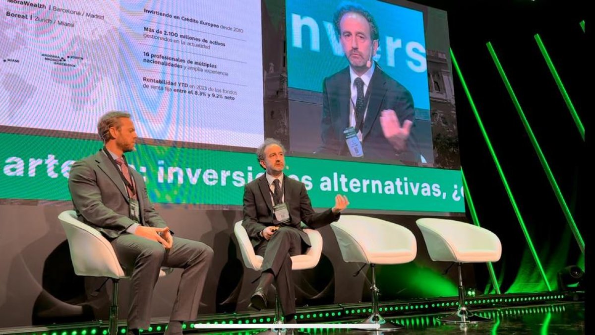L'esdeveniment va comptar amb la ponència del director d'inversions de MoraBanc, Gerard Albà