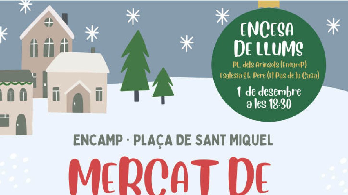 L'encesa de llums a Encamp serà l'1 de desembre