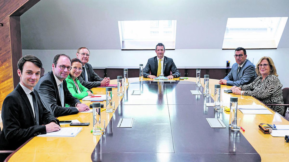 Trobada amb una delegació del Consell d'Europa