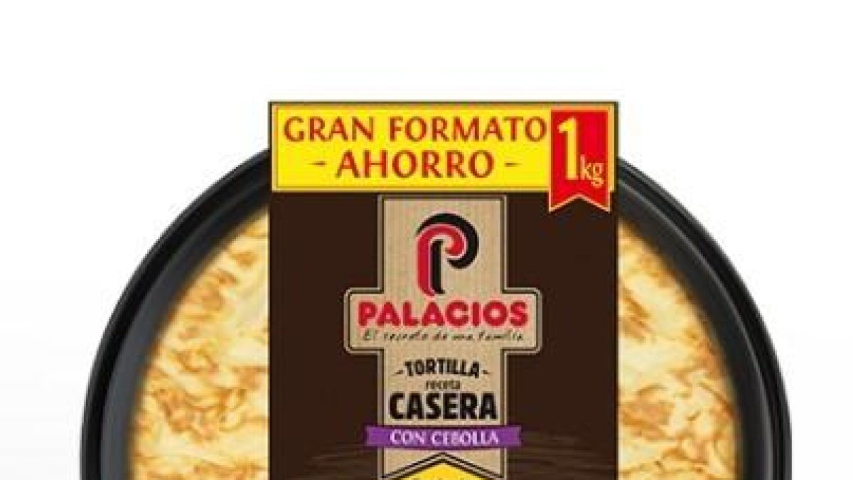 Una de les truites de patata precuinades del grup Palacios