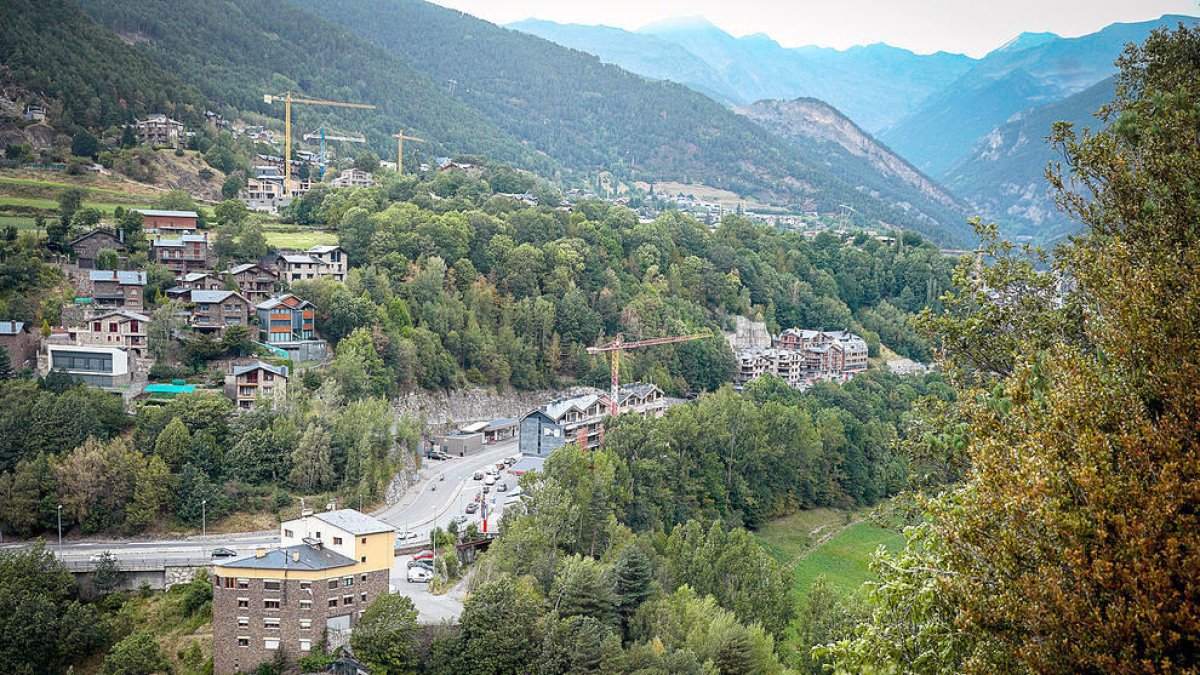 Entrada al centre de la Massana.