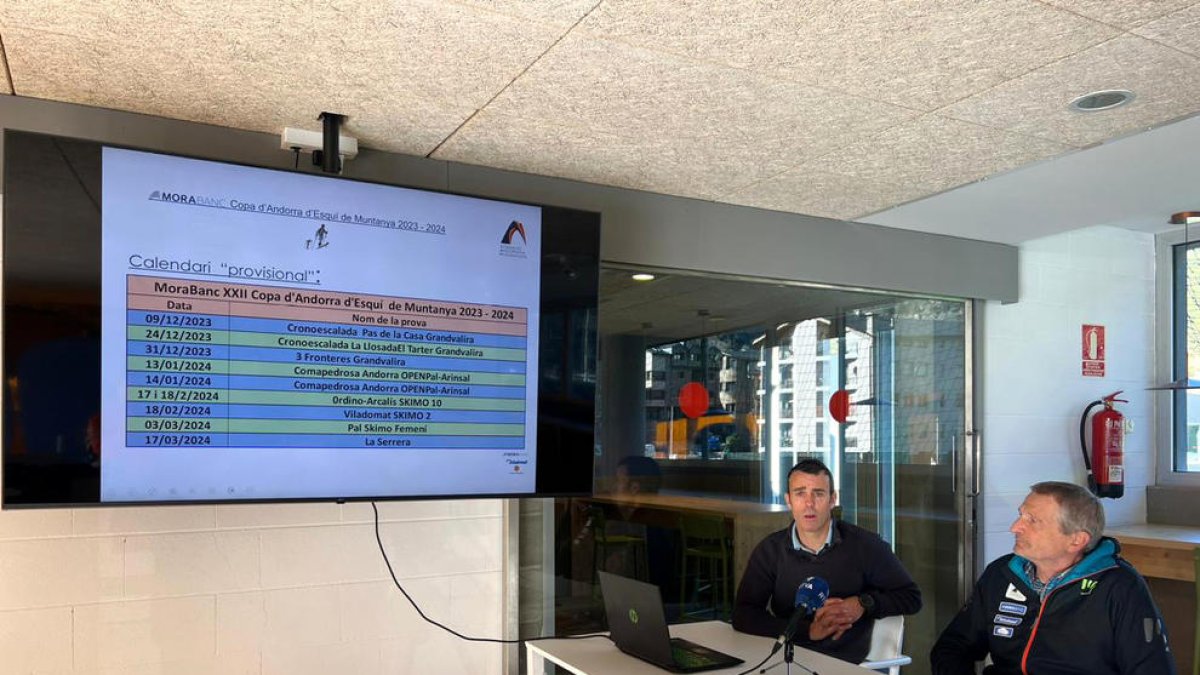Presentació de la Copa d'Andorra.