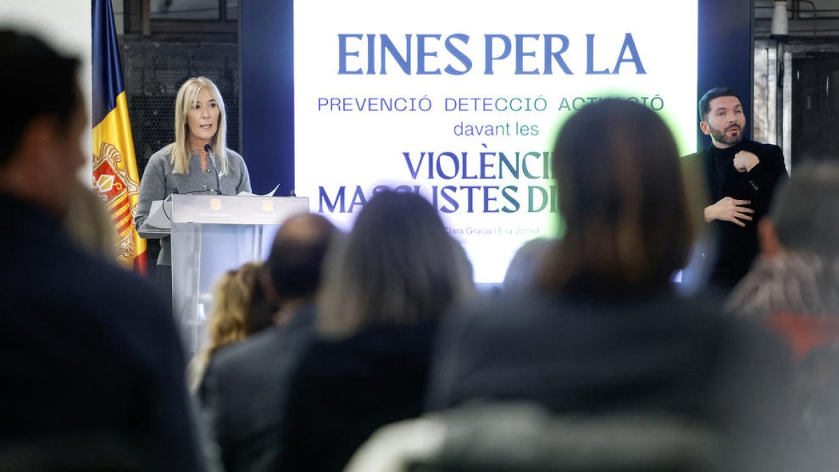 Un acte que es va fer dimecres per reivindicar el 25-N.