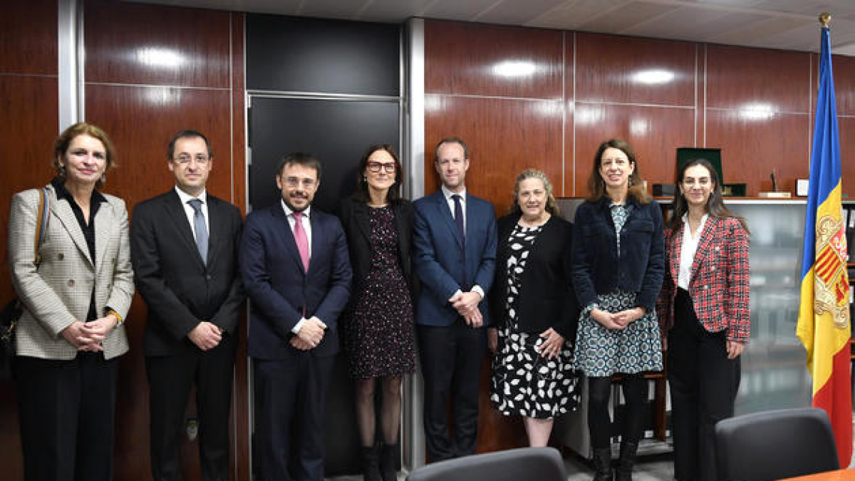 La delegació del GRECO en una de les visites al Principat