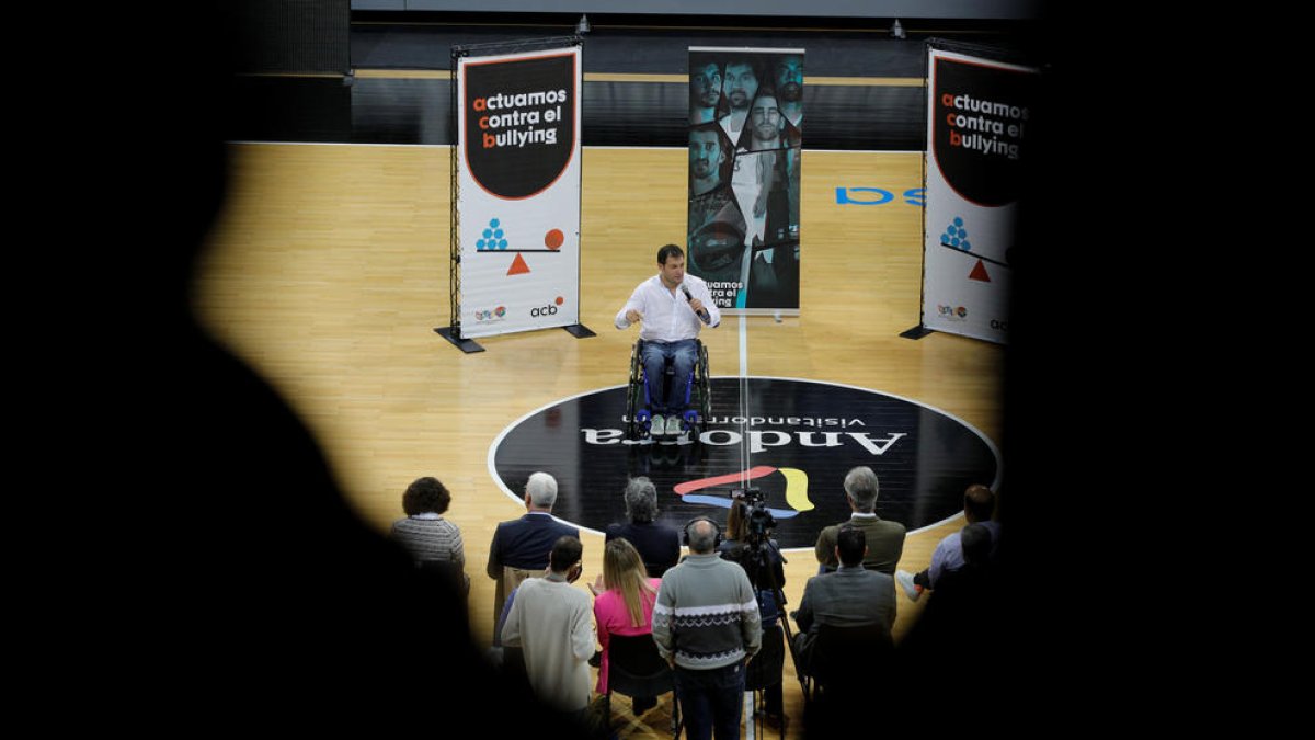 Un acte de sensibilització contra l'assetjament el curs passat.