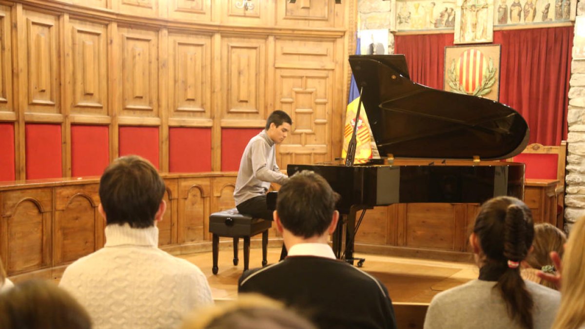 Un dels participants del concurs.