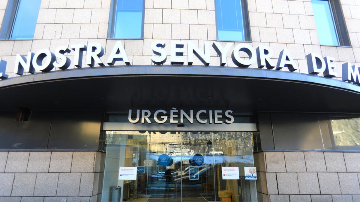 Façana d'urgències.