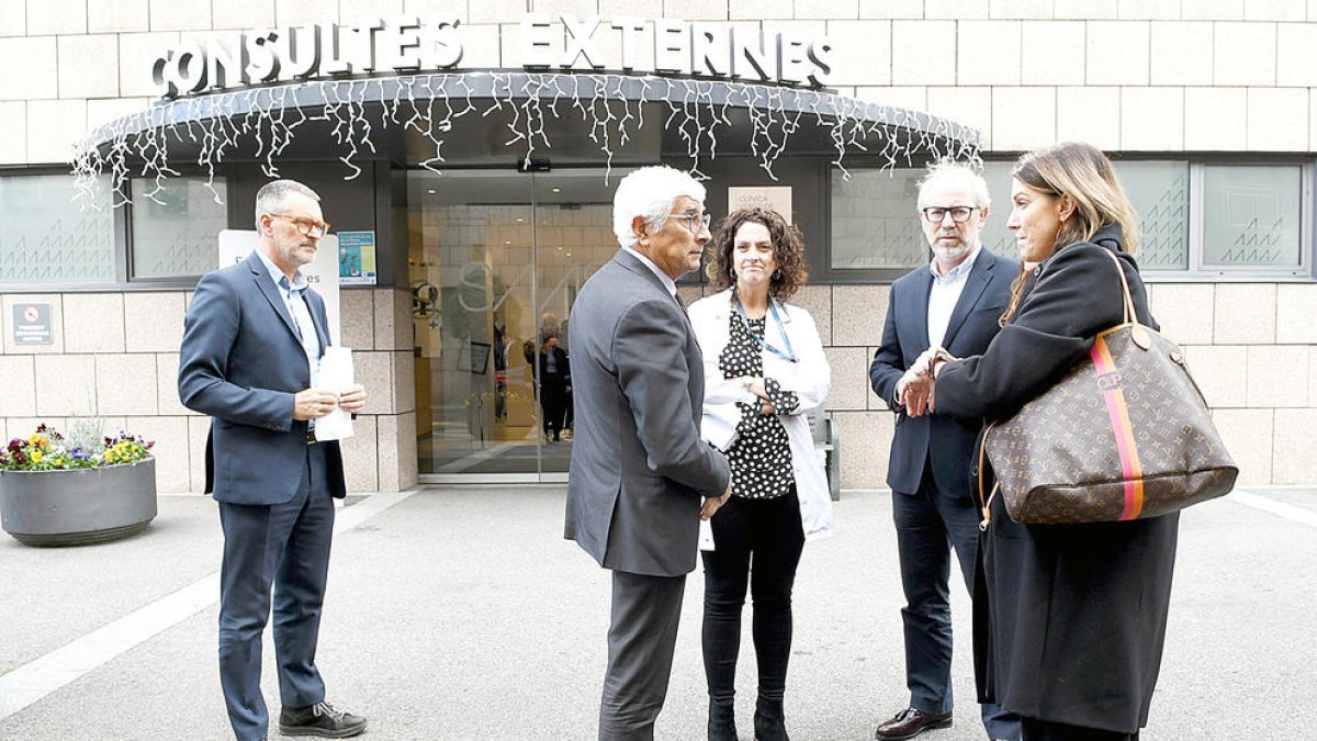 Visita del conseller català.