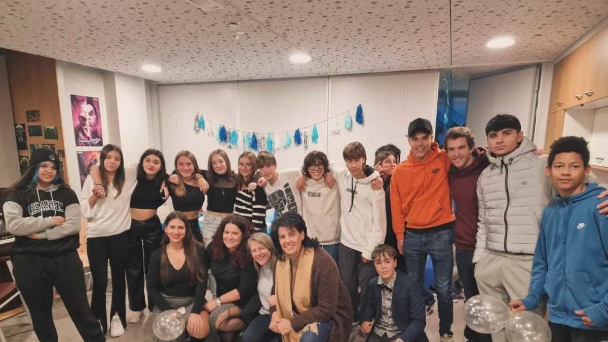 Festa que es va organitzar ahir per celebrar l'aniversari