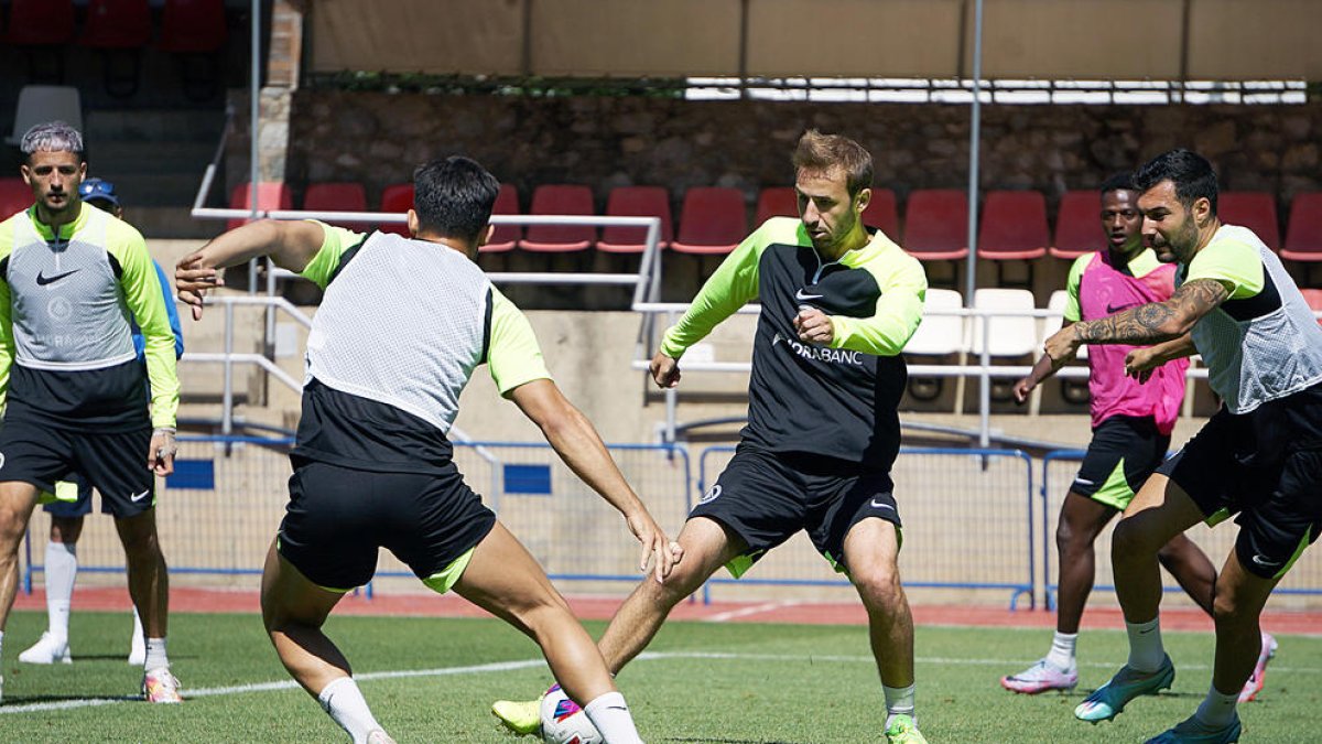 Sergi Samper jugarà avui contra el Vila-real.