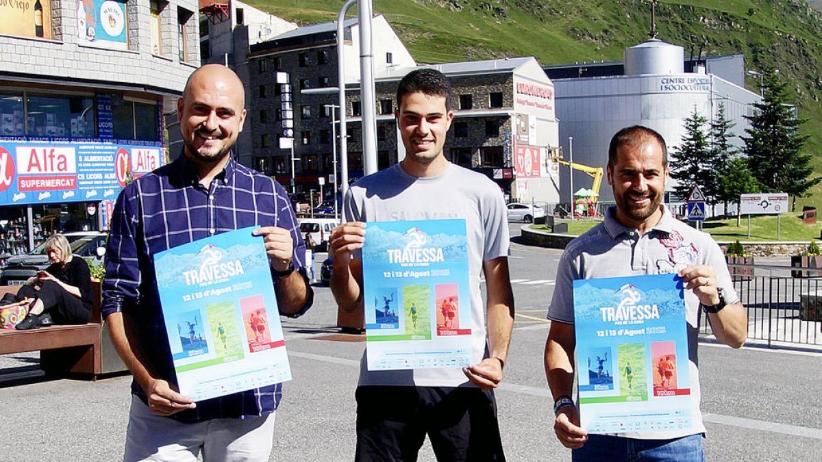 Presentació de la segona edició de la Travessa Pas de la Casa, ahir.