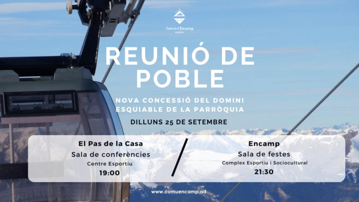 Cartell de la convocatòria.