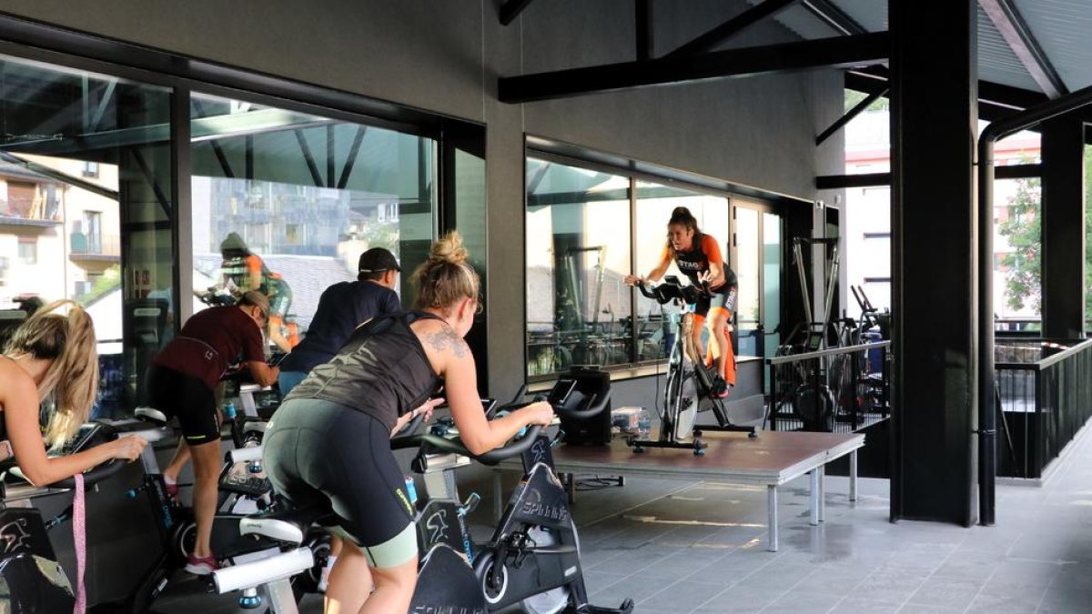 Una de les activitats dirigides als centres esportius d'Encamp i el Pas