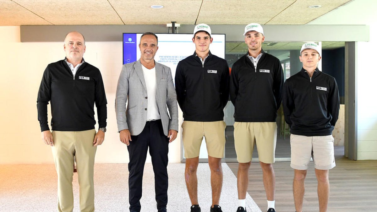 L'equip nacional de golf, a totes a Grècia