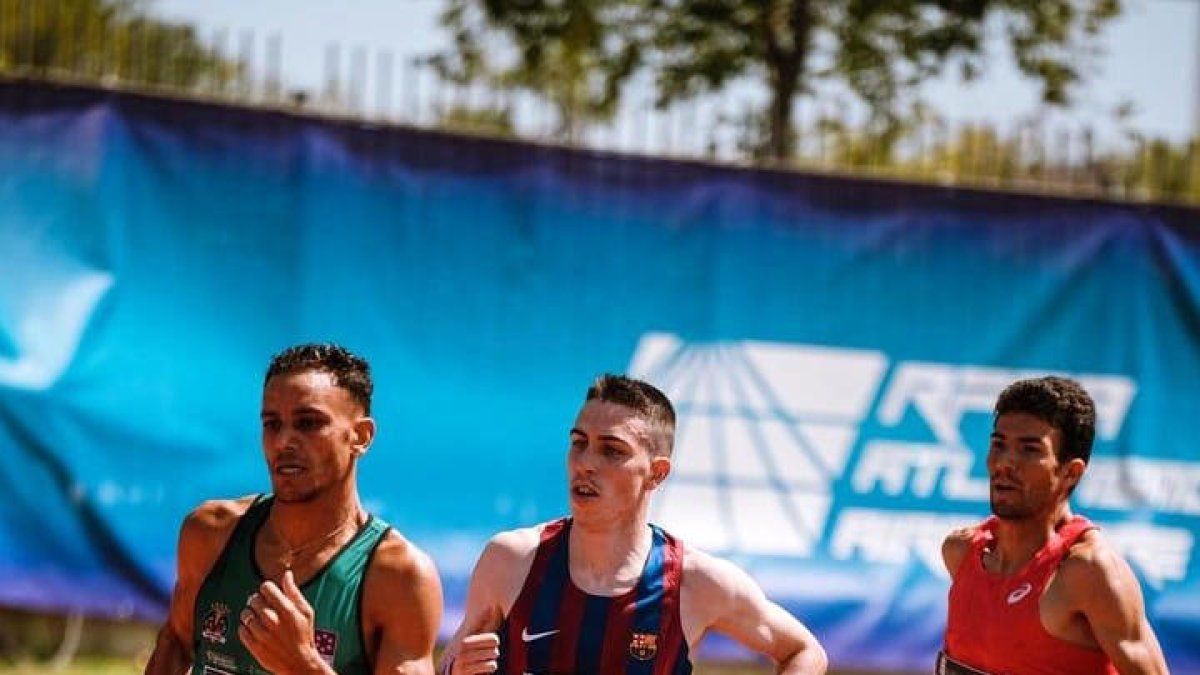 Pol Moya, al centre, va fer una gran actuació a la final.