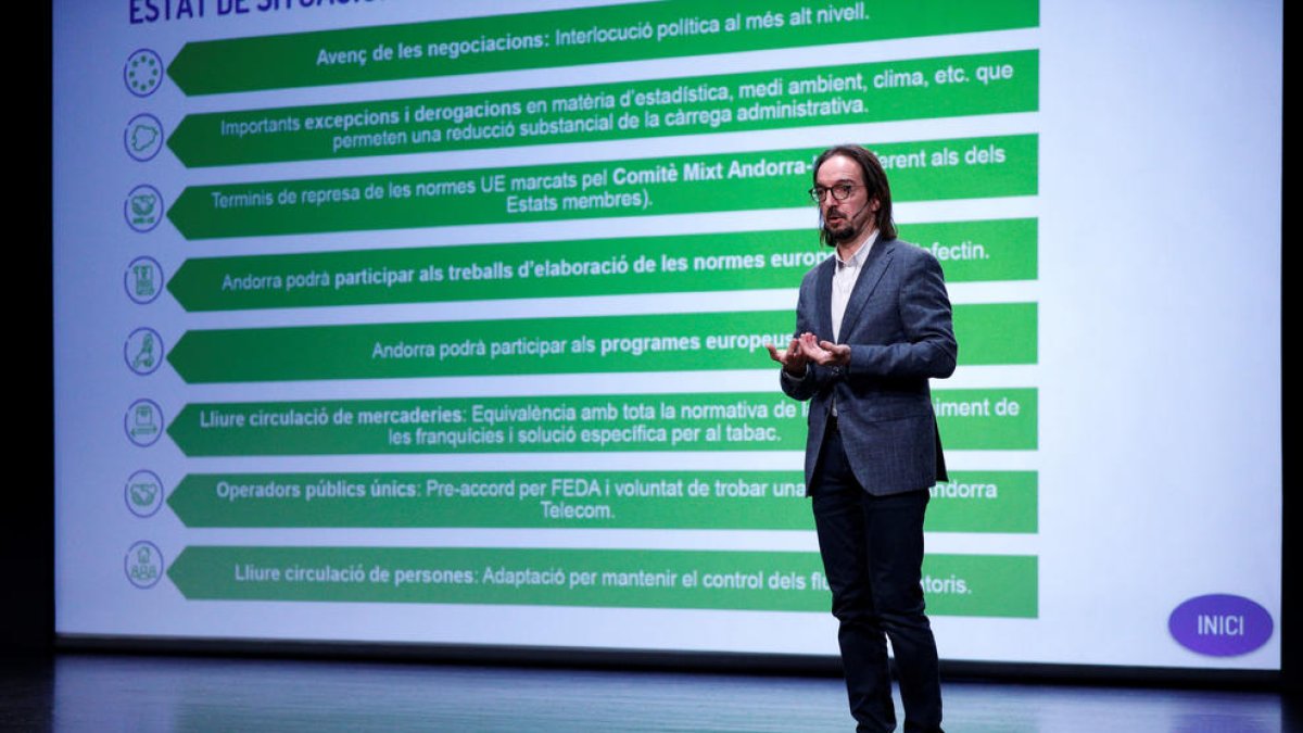 El secretari d'Estat d'Afers Europeus, Landry Riba.