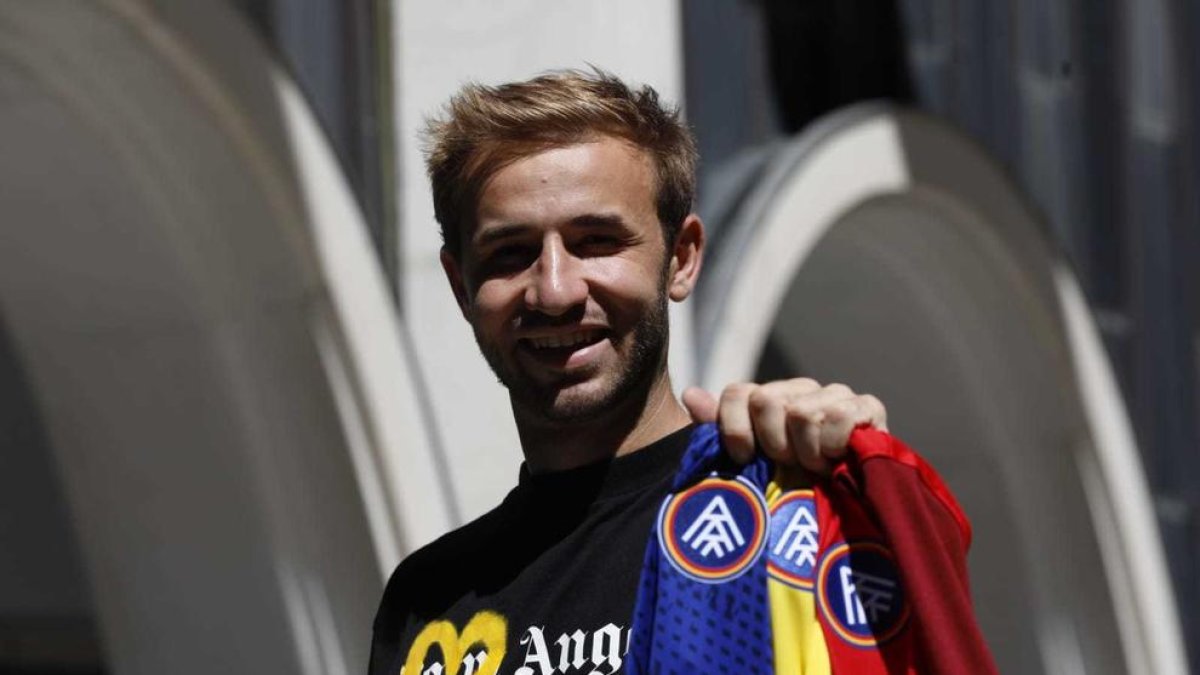 Presentació de Sergi Samper al santuari de Meritxell