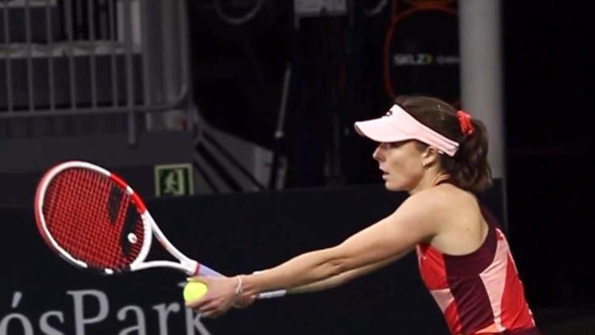 Alizé Cornet va superar ahir Clara Tauson.