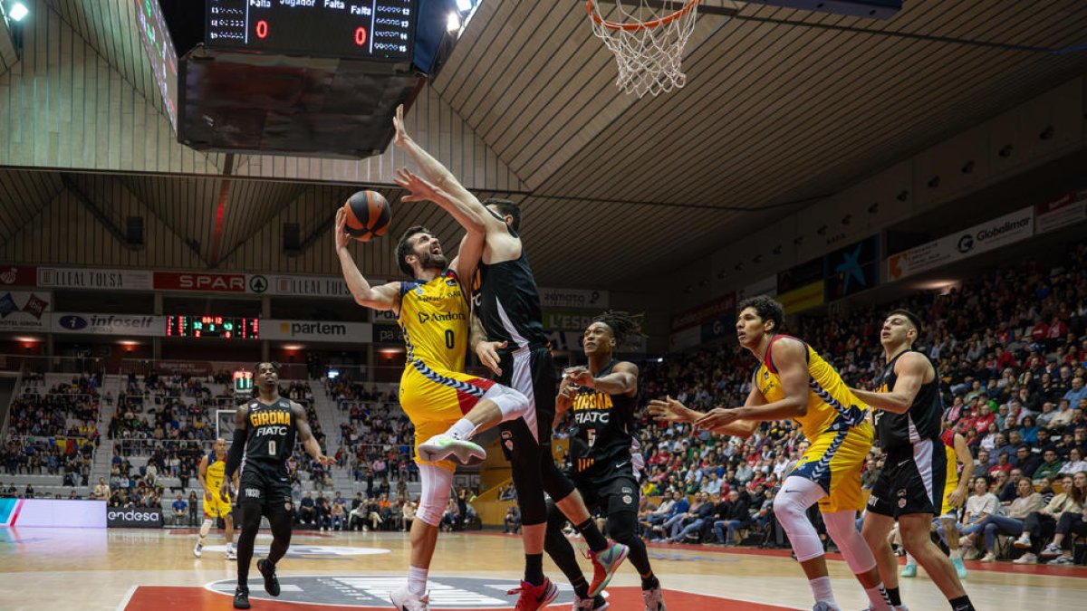 MoraBanc Andorra ha perdut davant al Bàsquet Girona a Fontajau