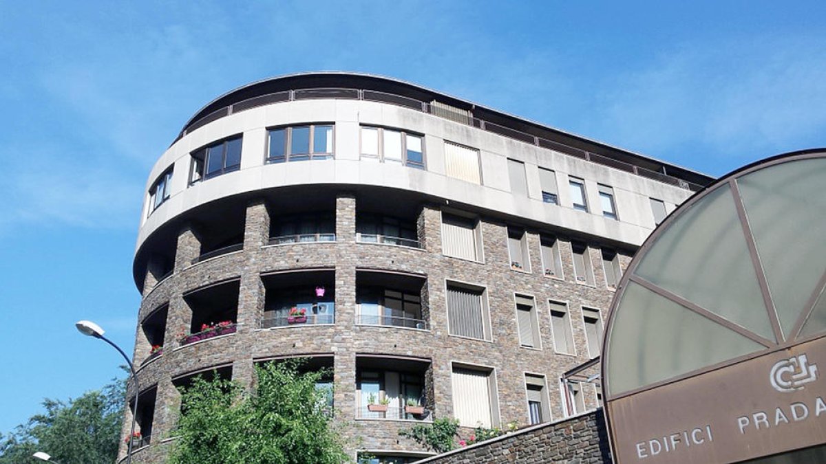 L'edifici de Prada Casadet a Andorra la Vella.