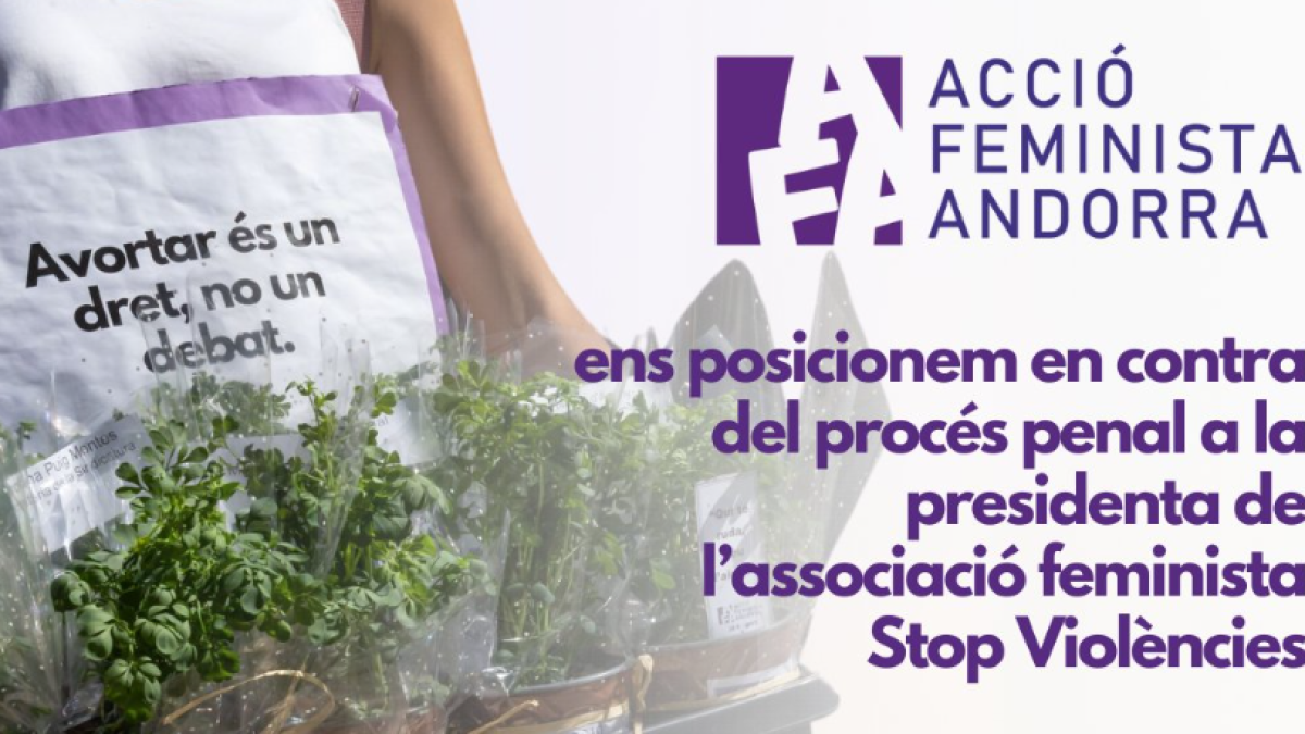 Acció Feminista es posiciona en contra dels processos penals a Vanessa Mendoza