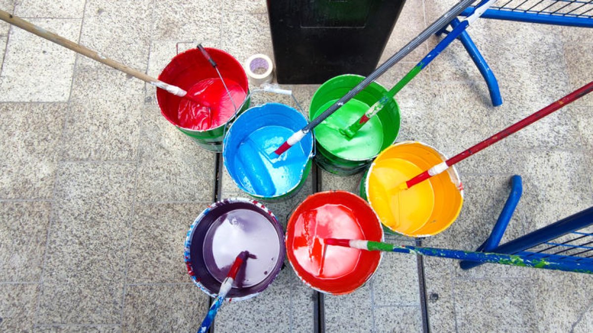 Una acció reivindicativa del col·lectiu LGTBIQ+.