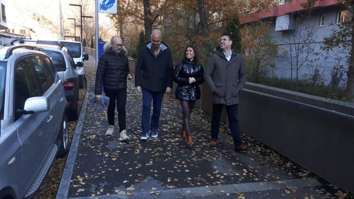 Els candidats demòcrates d'Encamp aquest matí