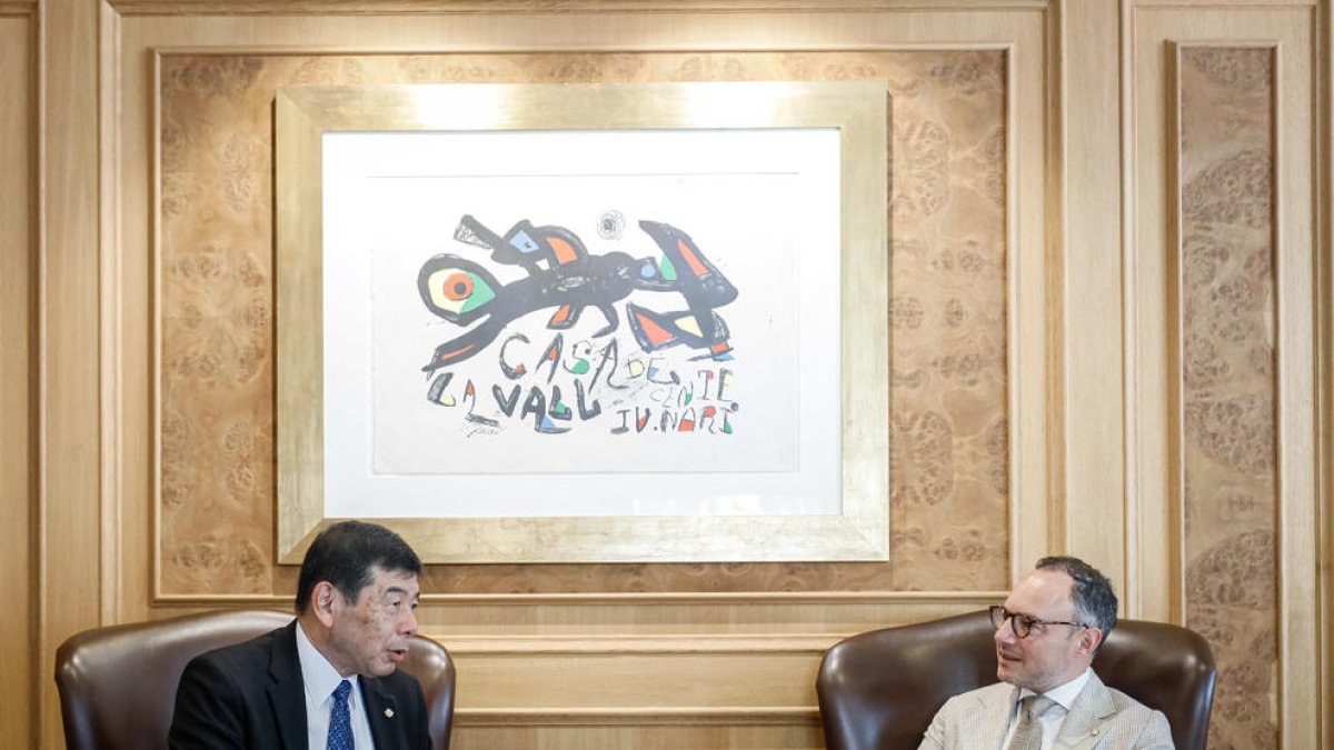 Visita oficial de Kunio Mikuriya,secretari general de l'Organització Mundial de Duanes