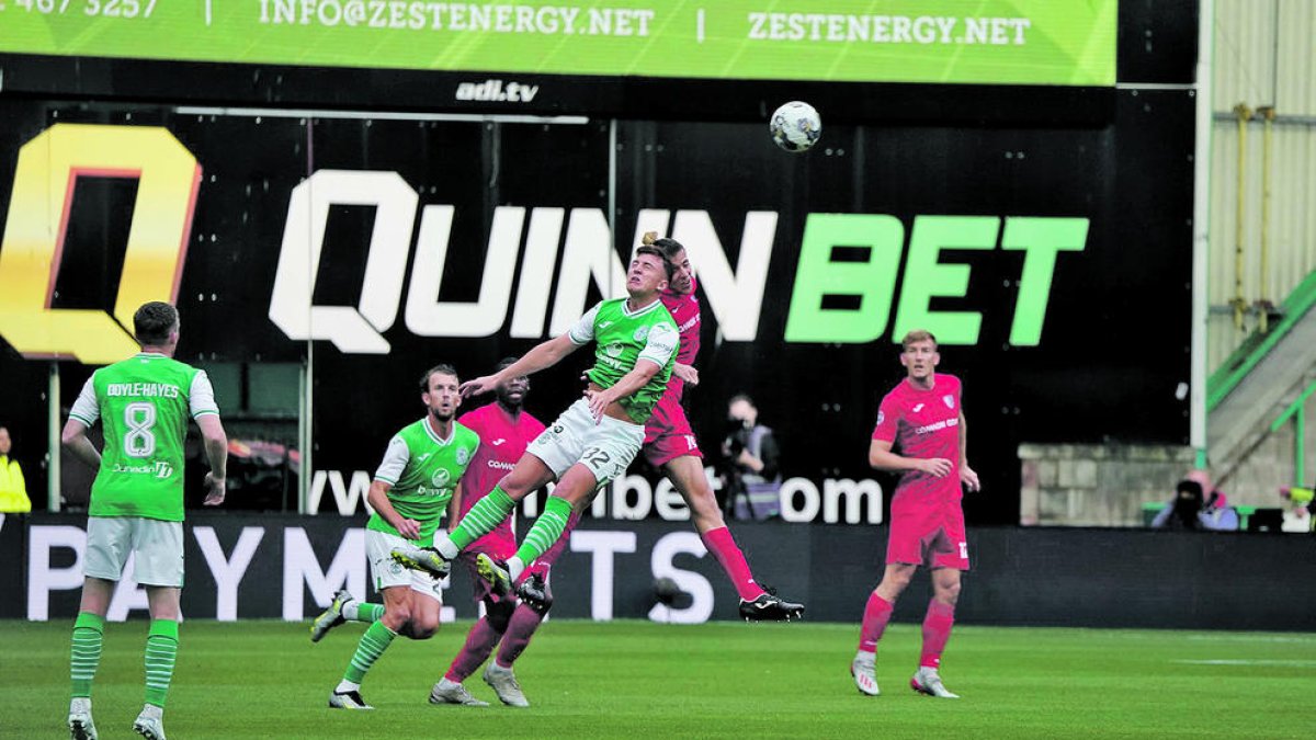 L'Inter Escaldes va perdre ahir a Easter Road.