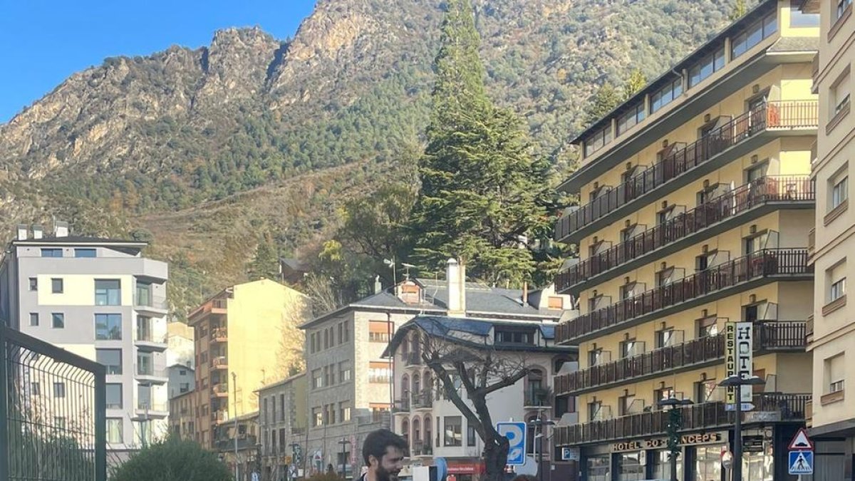 Cerni Cairat i Sofia Cortesao aquest matí a Sant Julià