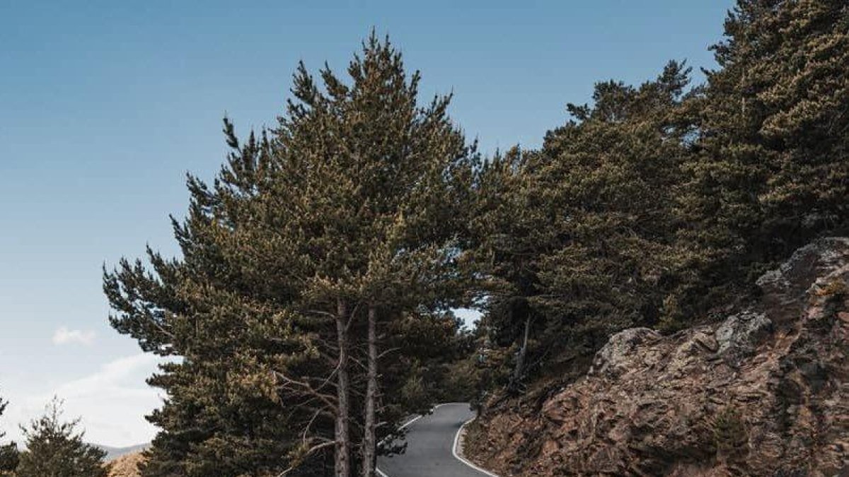 Ciclista pujant una costa