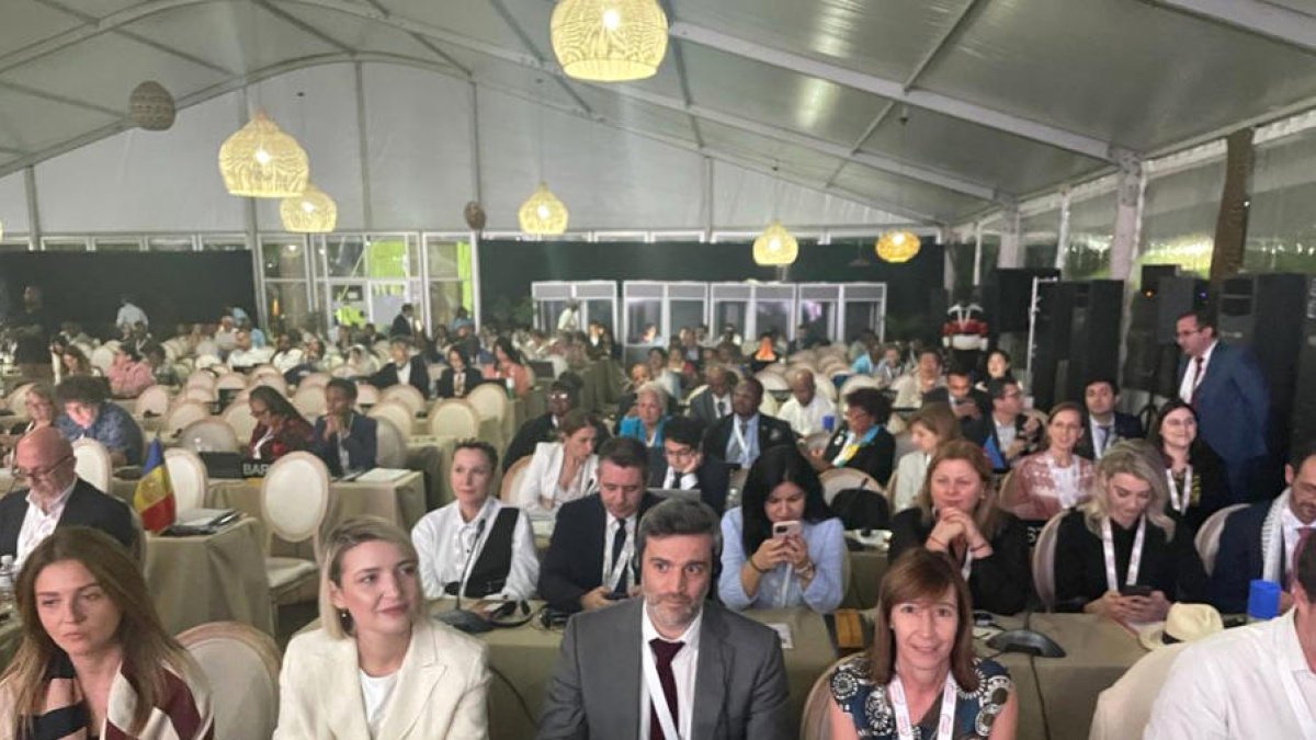 La reunió de la Unesco.